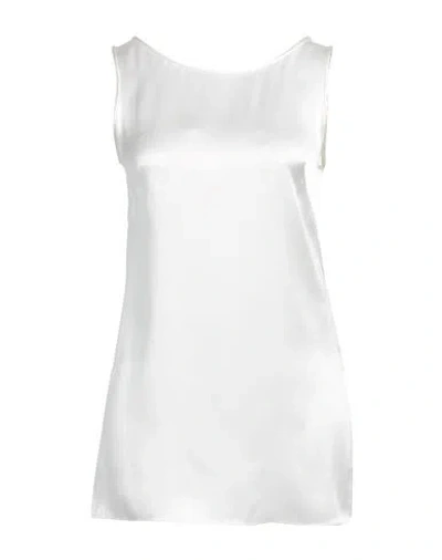 Eleventy Woman Top White Size 0 Silk