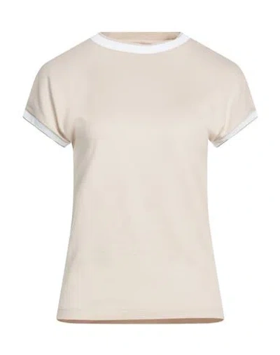 Eleventy Woman T-shirt Beige Size S Cotton In Pink
