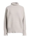 Eleventy Turtleneck Ribbed Sweater In Neutral