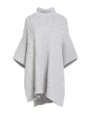 Eleventy Woman Turtleneck Light Grey Size S Cashmere In Gray