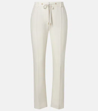Eleventy Wool And Cashmere Tapered Pants In White