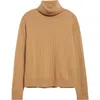 Eleventy Gerippter Rollkragenpullover In Brown