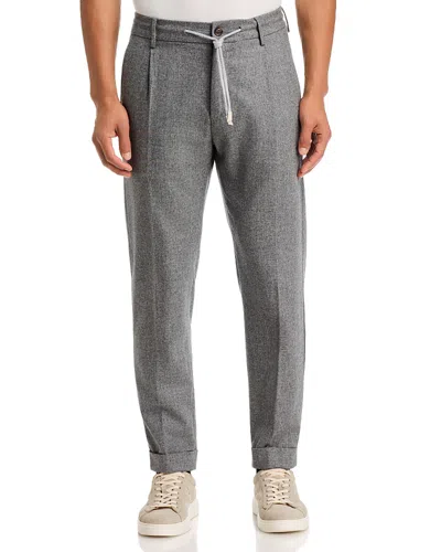 Eleventy Wool & Cotton Cashmere Jogger Pants In Multi