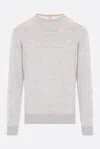 Eleventy Wool And Silk Sweater In Gray