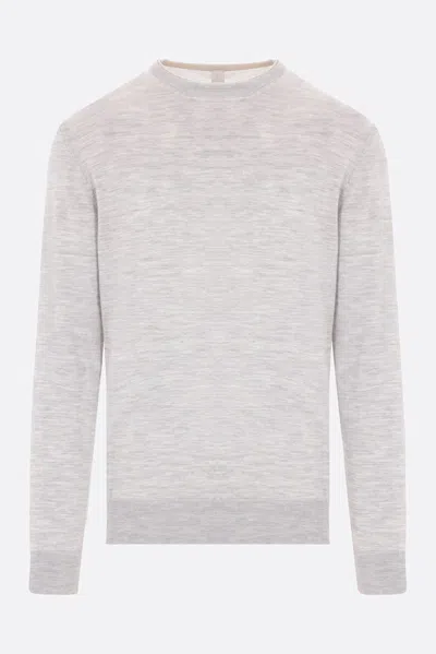 Eleventy Wool And Silk Sweater In Gray