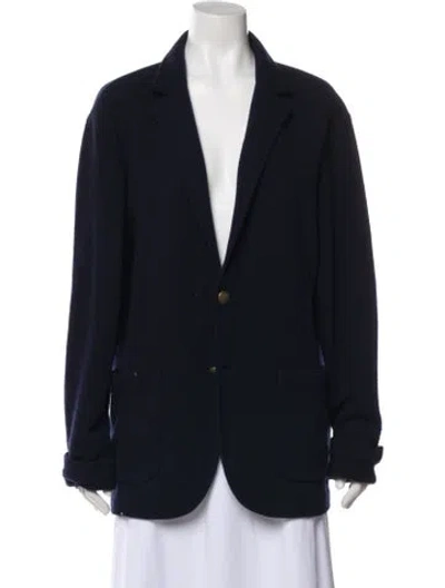 Pre-owned Eleventy Wool Blazer In Blue
