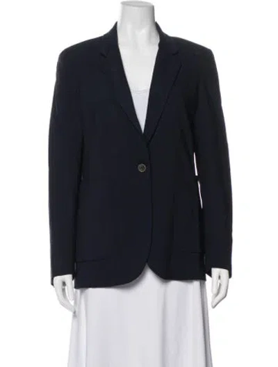 Pre-owned Eleventy Wool Blazer In Blue
