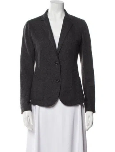 Pre-owned Eleventy Wool Blazer In Gray