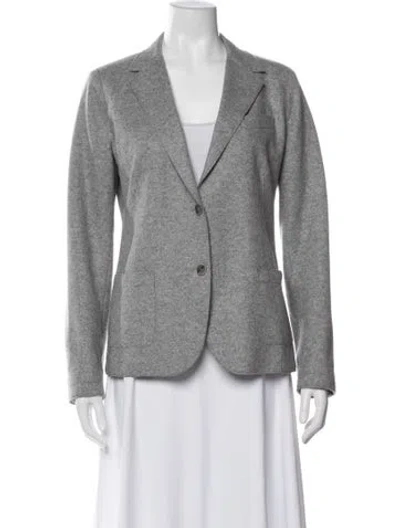 Pre-owned Eleventy Wool Blazer In Gray
