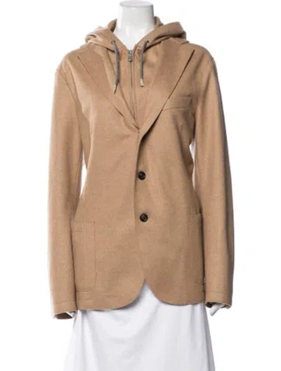 Pre-owned Eleventy Wool Blazer In Neutrals