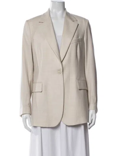 Pre-owned Eleventy Wool Blazer In Neutrals