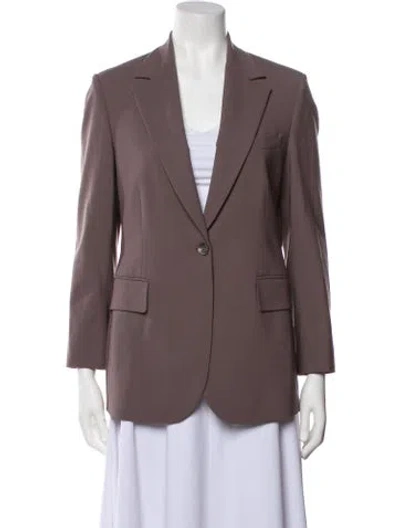 Pre-owned Eleventy Wool Blazer In Purple