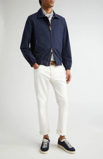 Eleventy Wool Blend Jacket In Blue