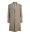 Eleventy Wool-blend Knitted Coat In Gray
