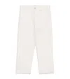 Eleventy Wool-blend Straight Trousers In White