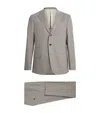 Eleventy Wool-cashmere 2-piece Suit In Gray