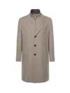 Eleventy Wool Coat In Multi