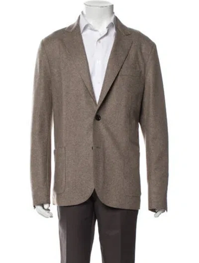 Pre-owned Eleventy Wool Coat In Neutral