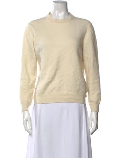Pre-owned Eleventy Wool Crew Neck Sweater In Neutrals