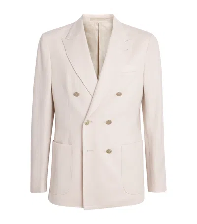 ELEVENTY WOOL DOUBLE-BREASTED BLAZER