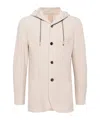ELEVENTY WOOL HOODIE COATS