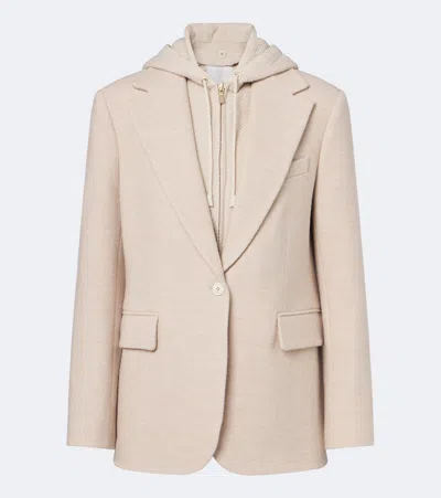 Eleventy Wool Jacket In Beige