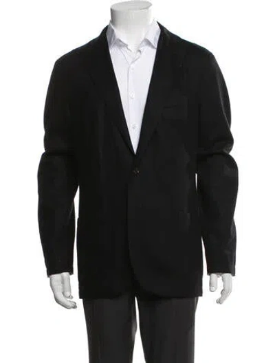 Pre-owned Eleventy Wool Jacket In Black