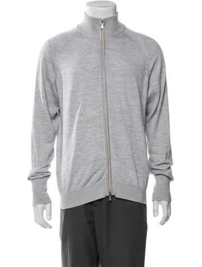 Pre-owned Eleventy Wool Jacket In Grey
