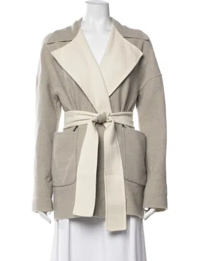 Pre-owned Eleventy Wool Jacket In Neutrals