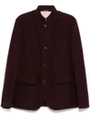 Eleventy Wool Jacket In Red