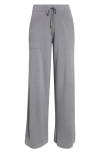 Eleventy Wool Knit Drawstring Pants In New Dust