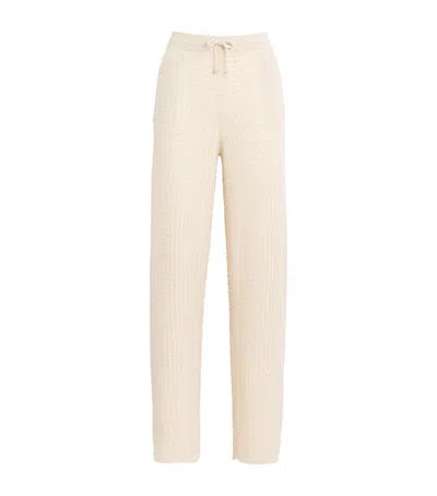 Eleventy Wool Knitted Trousers In Brown