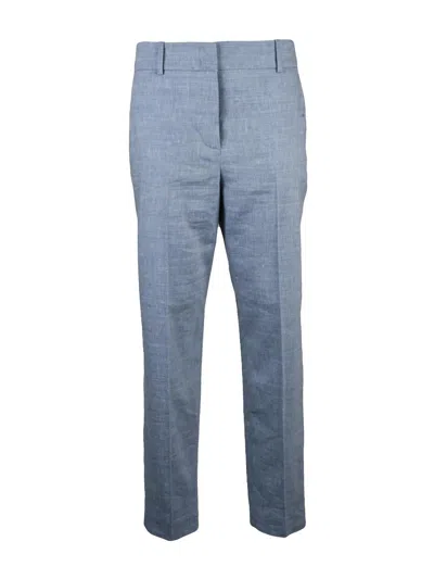 Eleventy Wool Linen Trousers - Light Blue