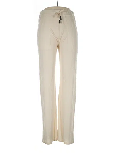 Pre-owned Eleventy Wool Pants In Ivory