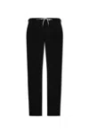Eleventy Wool Pants With Tapered Legs In Black