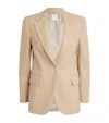 Eleventy Wool Stripe Blazer In Neutral