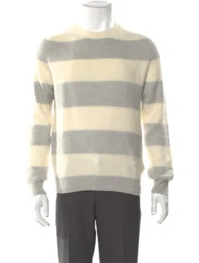 Pre-owned Eleventy Wool Striped Pullover In Neutral