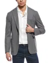 Eleventy Wool Suit Jacket In Gray