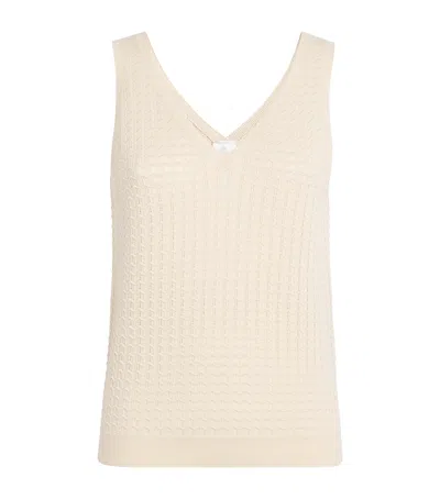 Eleventy Wool Tank Top In Brown