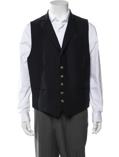 Pre-owned Eleventy Wool Vest In Blue