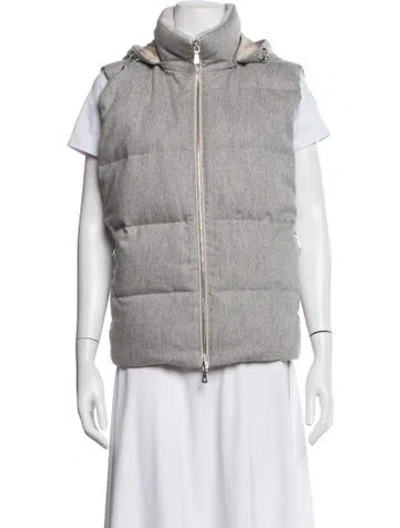 Pre-owned Eleventy Wool Vest In Grey