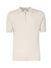 Eleventy Textured Ribbed Polo Shirt