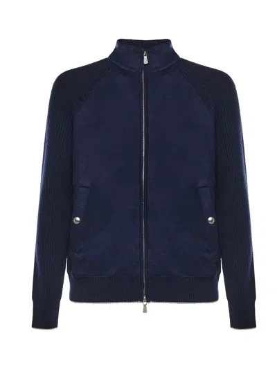 ELEVENTY WOOL ZIP-UP JACKET