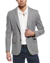Eleventy Wool-blend Jacket In Gray