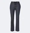WOOL-BLEND TAPERED PANTS