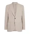Eleventy X Harrods Linen Blazer In Brown