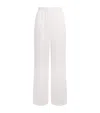 Eleventy X Harrods Linen Elasticated Palazzo Trousers In White