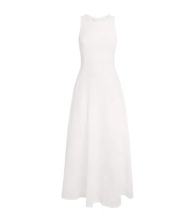 Eleventy X Harrods Linen Floral Embroidered Dress