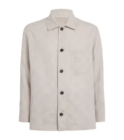 Eleventy X Harrods Linen Overshirt