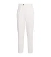 Eleventy X Harrods Linen Tailored Trousers In White